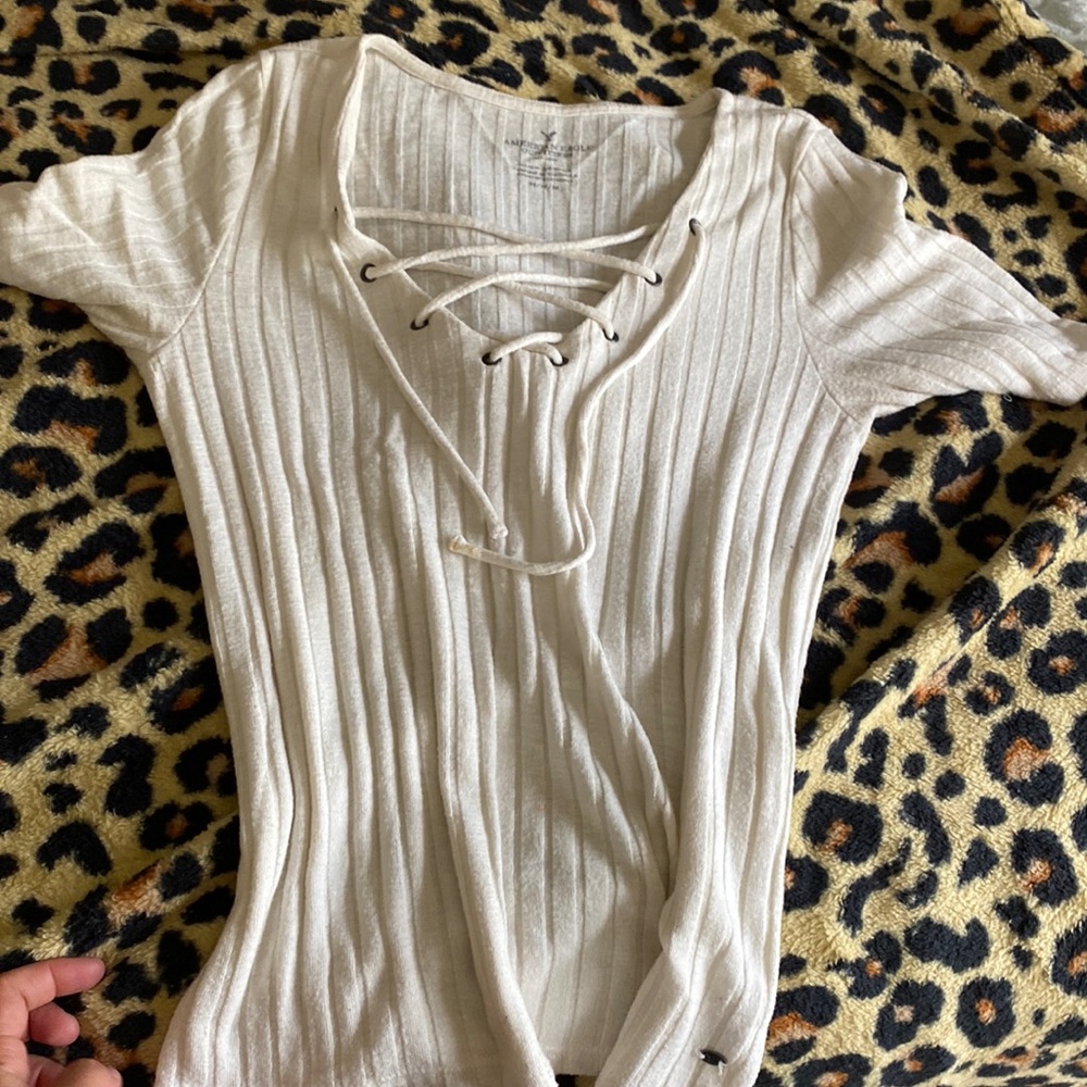 Beige AEO top